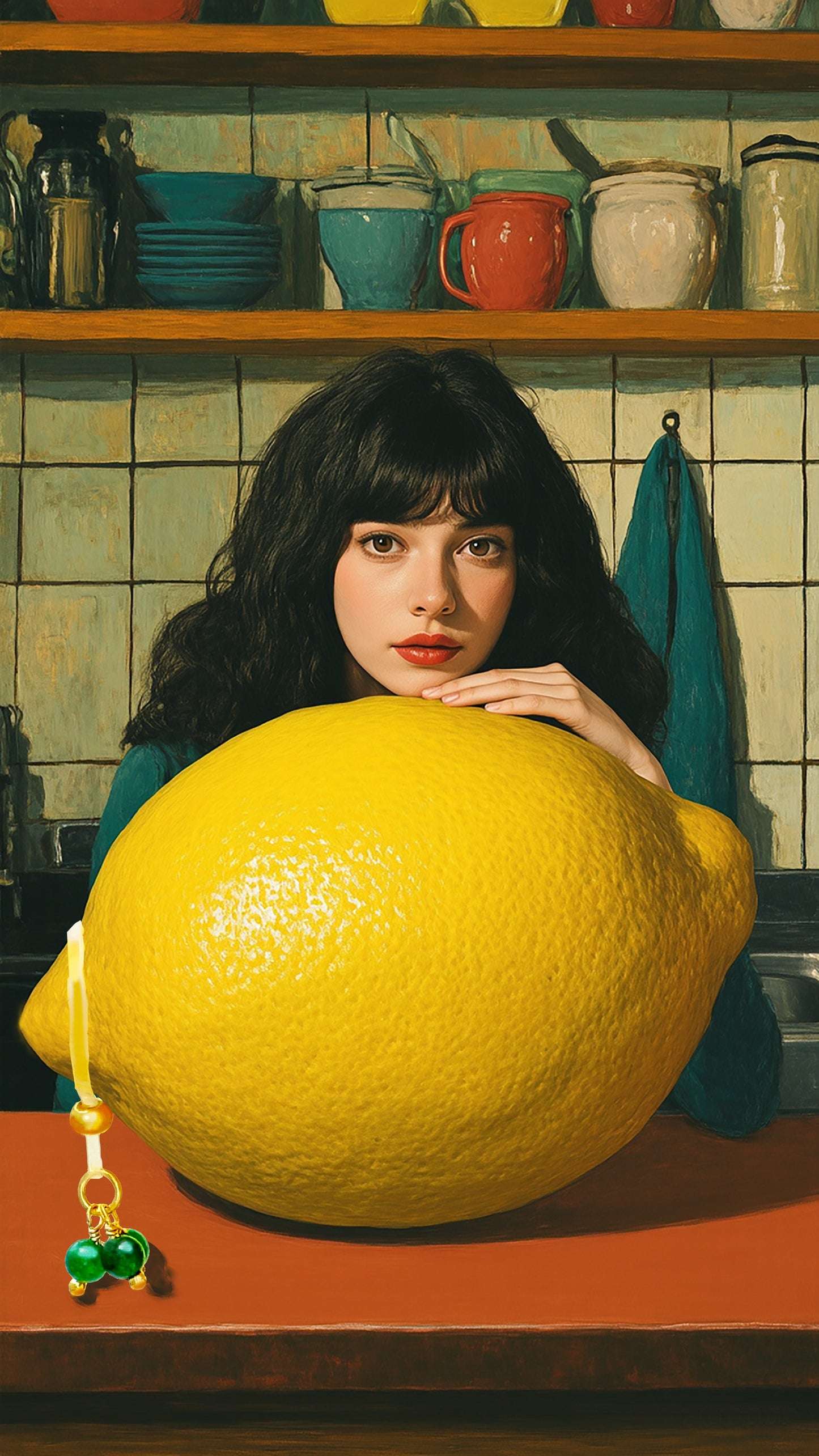 Smaragd Nippelanhänger von Schalou